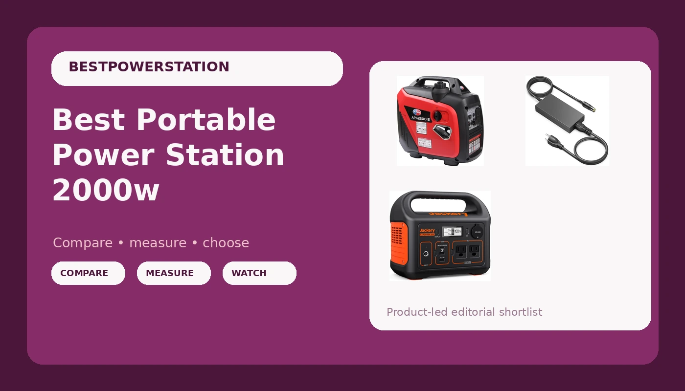 Best Portable Power Station 2000w - PowerBenchReviews review with measurements and honest opinion