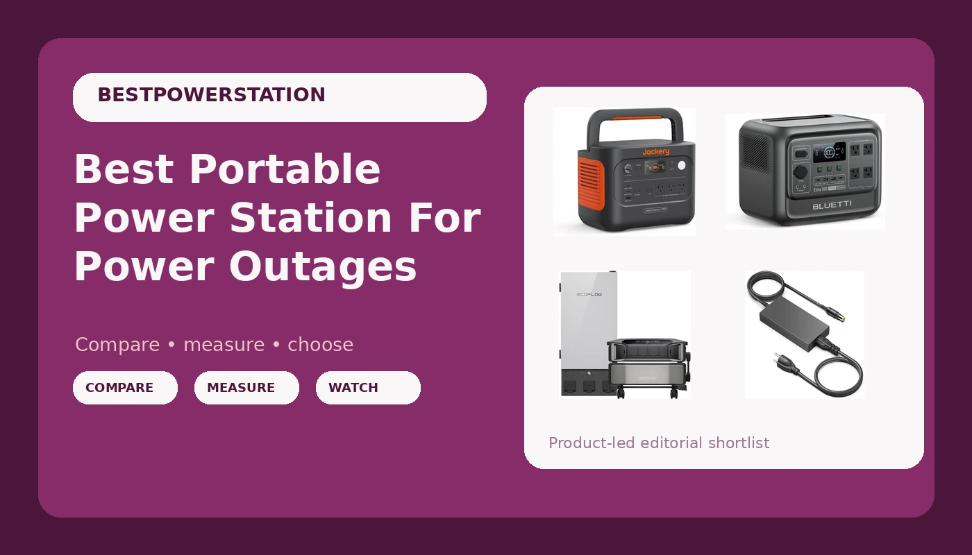 Best Portable Power Station For Power Outages - PowerBenchReviews review with measurements and honest opinion