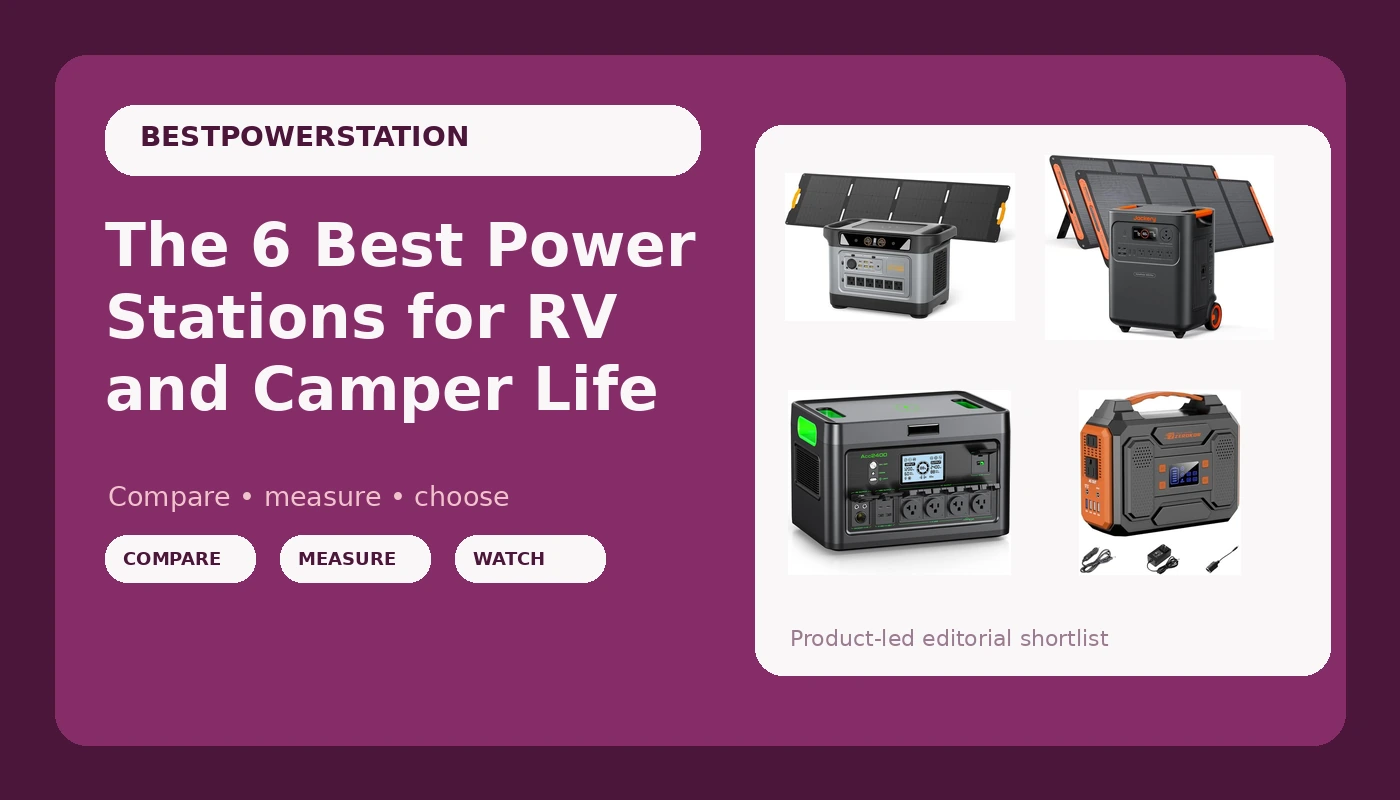The 6 Best Power Stations for RV and Camper Life - PowerBenchReviews review with measurements and honest opinion