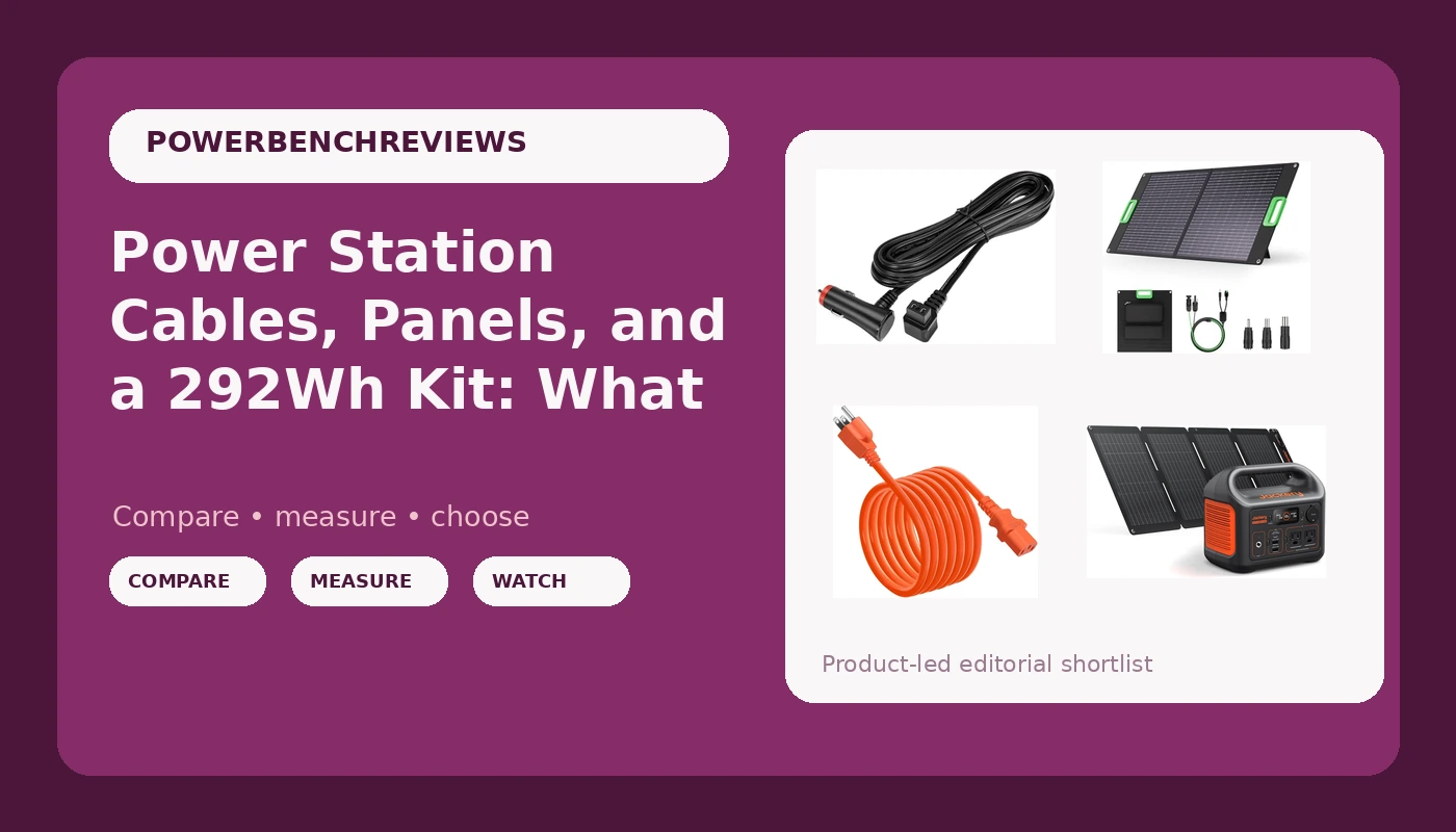 Power Station Cables, Panels, and a 292Wh Kit: What's Worth Buying