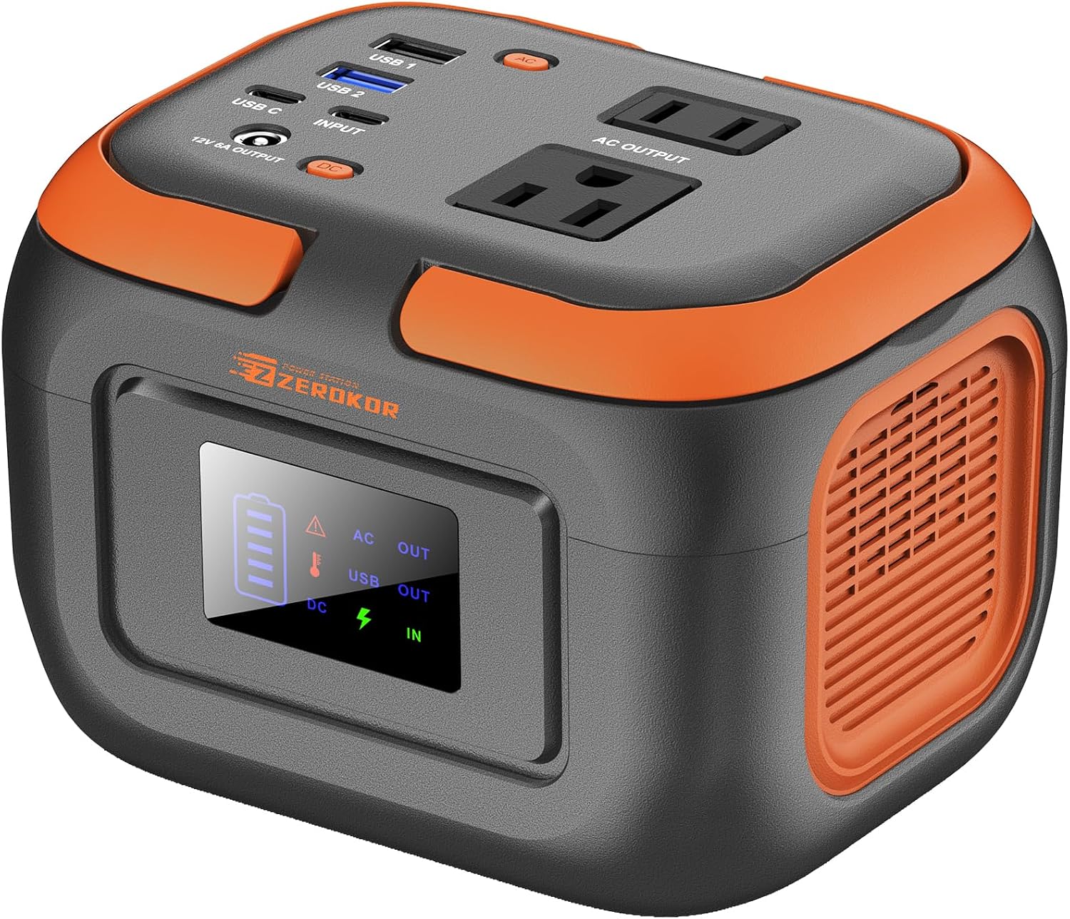 Portable Power Station 120W, 110V Power Bank with DC AC Outlet