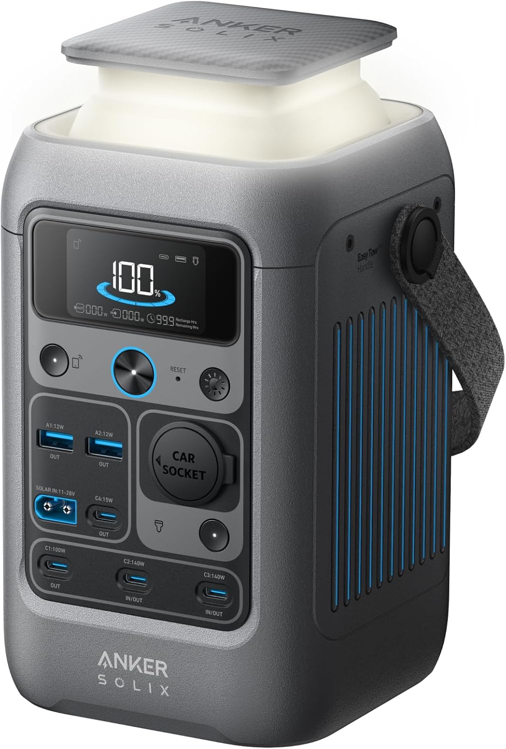 Anker SOLIX C300 DC Portable Power Station, 288Wh, 300W, Outdoor Camping