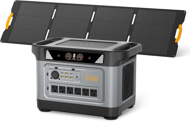 UDPOWER S2400 Portable Power Station(Solar Panel Option), 2083Wh LiFePO4, 2400W (Surge 3000W) UPS, 6 AC Outlets, Solar Generator for RVs Camping Emergency, Home Backup (Bundle(S2400+210W panel)) : Patio, Lawn &amp; Garden