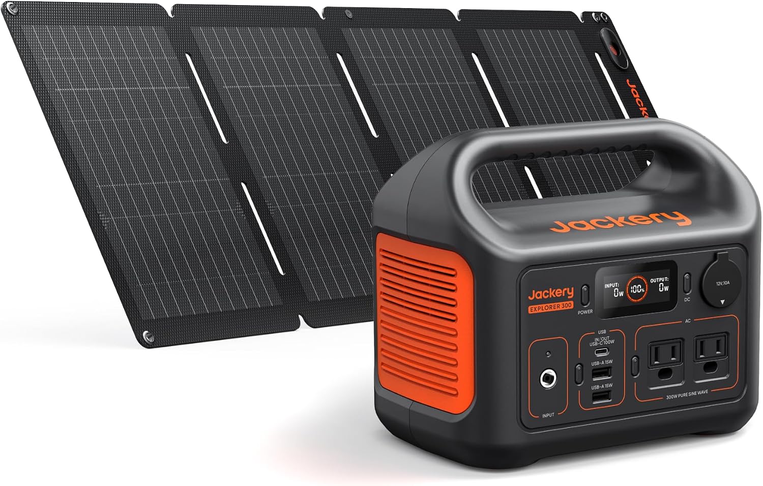 Jackery Solar Generator 300 and 40W Solar Panel