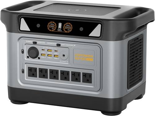 UDPOWER S2400 Portable Power Station(Solar Panel Option), 2083Wh LiFePO4, 2400W (Surge 3000W) UPS, 6 AC Outlets, Solar Generator for RVs Camping Emergency, Home Backup (One Unit(AS2400))
